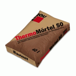 Baumit ThermoMörtel 50 теплоизоляционная смесь для кладки керамических блоков 0,04м³
