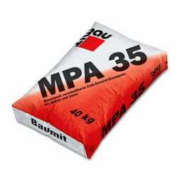 Baumit MPA-35 цементно-вапняна штукатурна суміш для зовнішніх робіт 25 кг